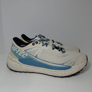 Hi-Tec Shoes Womens Size 10 Blue White Trail Walking Running Athletic Sneakers